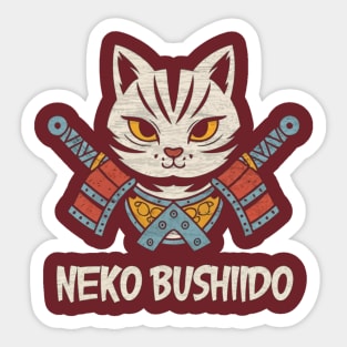 Neko Bushido Sticker